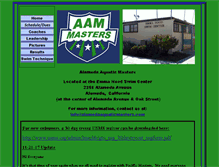 Tablet Screenshot of alamedaaquaticmasters.com